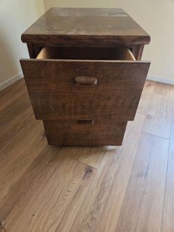 solid wood filing/storage cabinet