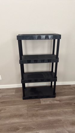 Plastic Shelving Unit 4 Tier