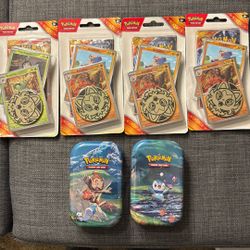 Pokemon Blisters and Tins