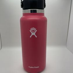 Pink Hydro flask 32oz Wide Mouth