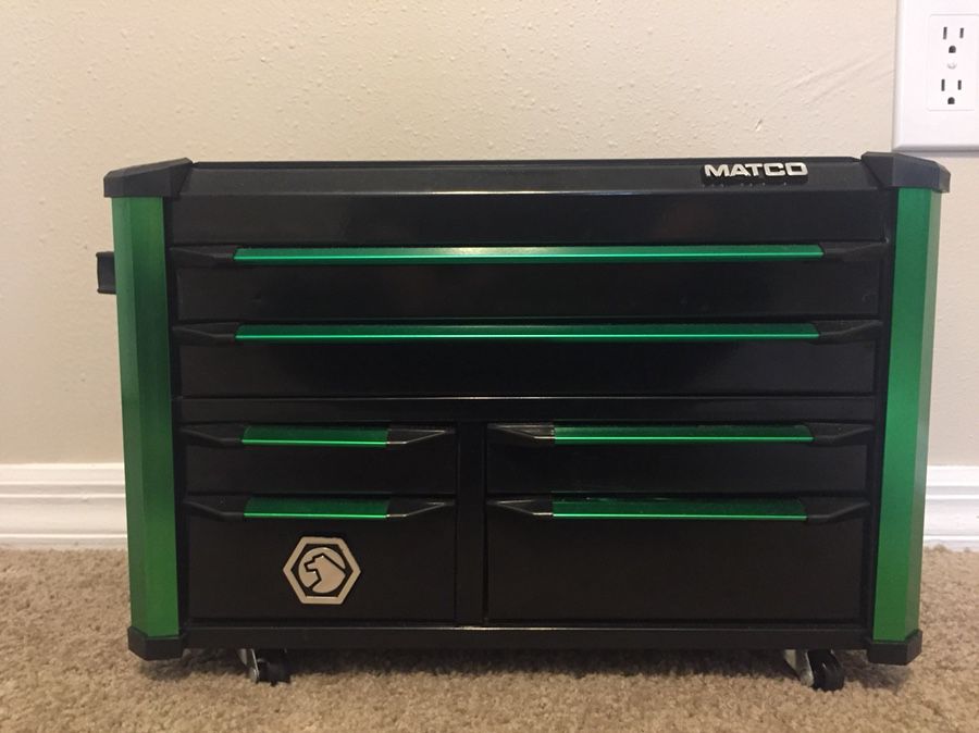 Matco tools mini revel black/green tool chest