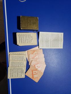 Antique Bible Card Game From 1915