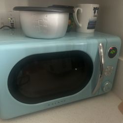Teal Microwave 