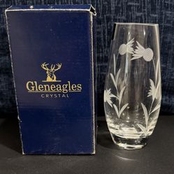 Crystal Thistle Vase