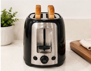 Black+Decker stainless steel toaster