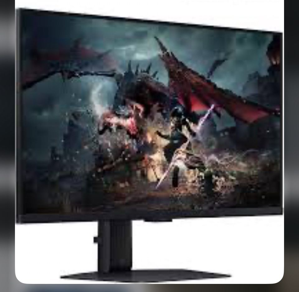 Samsung - 27" Odyssey G50D QHD IPS 180Hz 1ms AMD FreeSync and G-Sync Compatible Gaming Monitor with HDR 400 (DisplayPort, HDMI) - Black