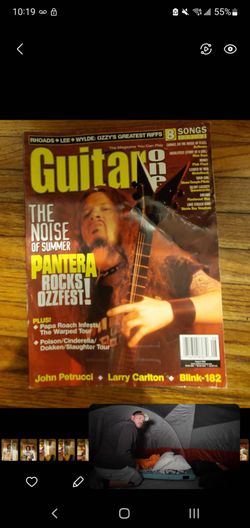 Guitar One Magazine Pantera Ozzfest Issue
