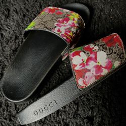 Floral Gucci Slides