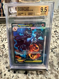 Mega Charizard x ex 125/094 BGS grade 9.5
