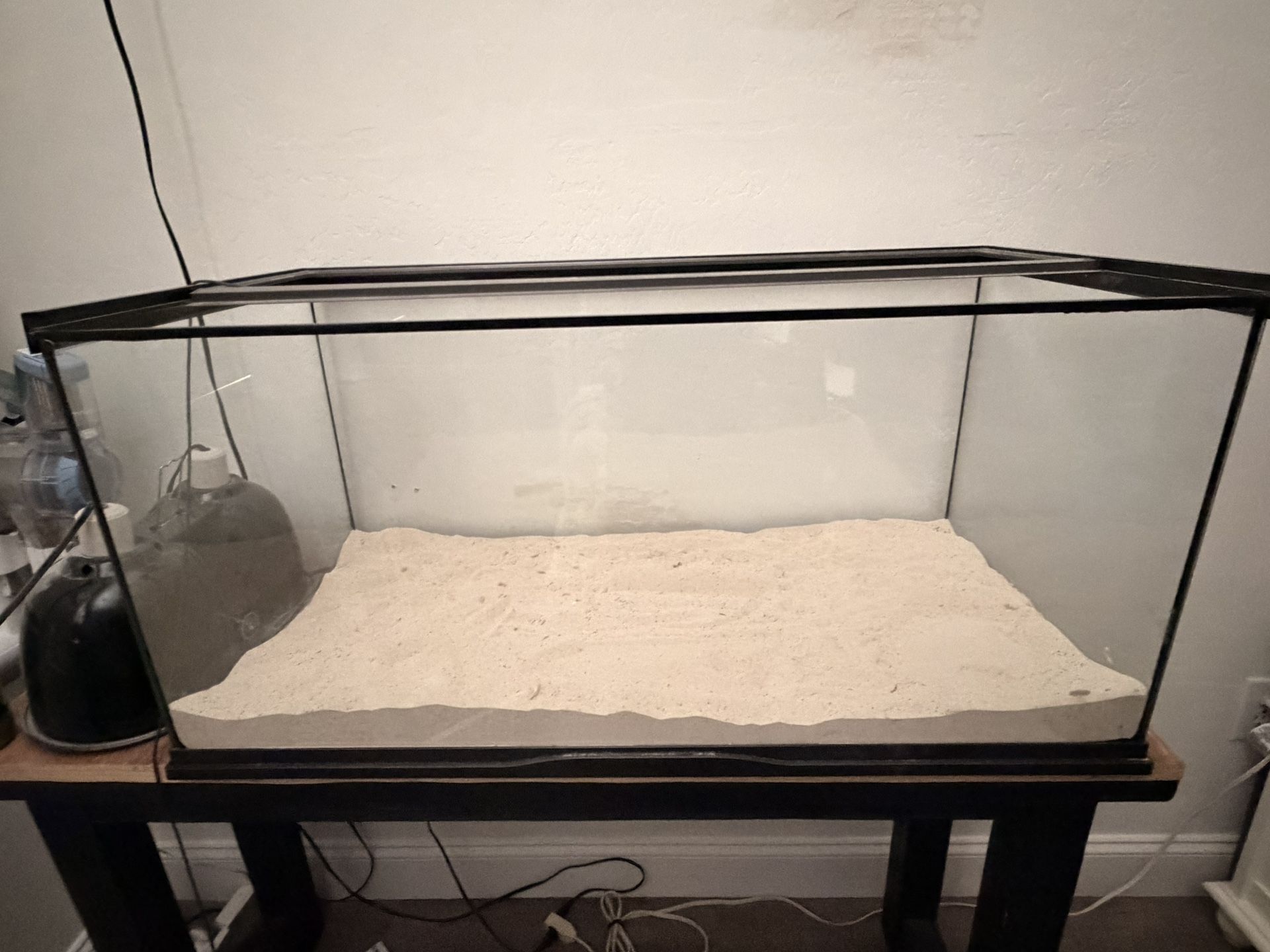 Lizard Terrarium And Heater Lights