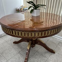 Beautiful Antique 48” Table 