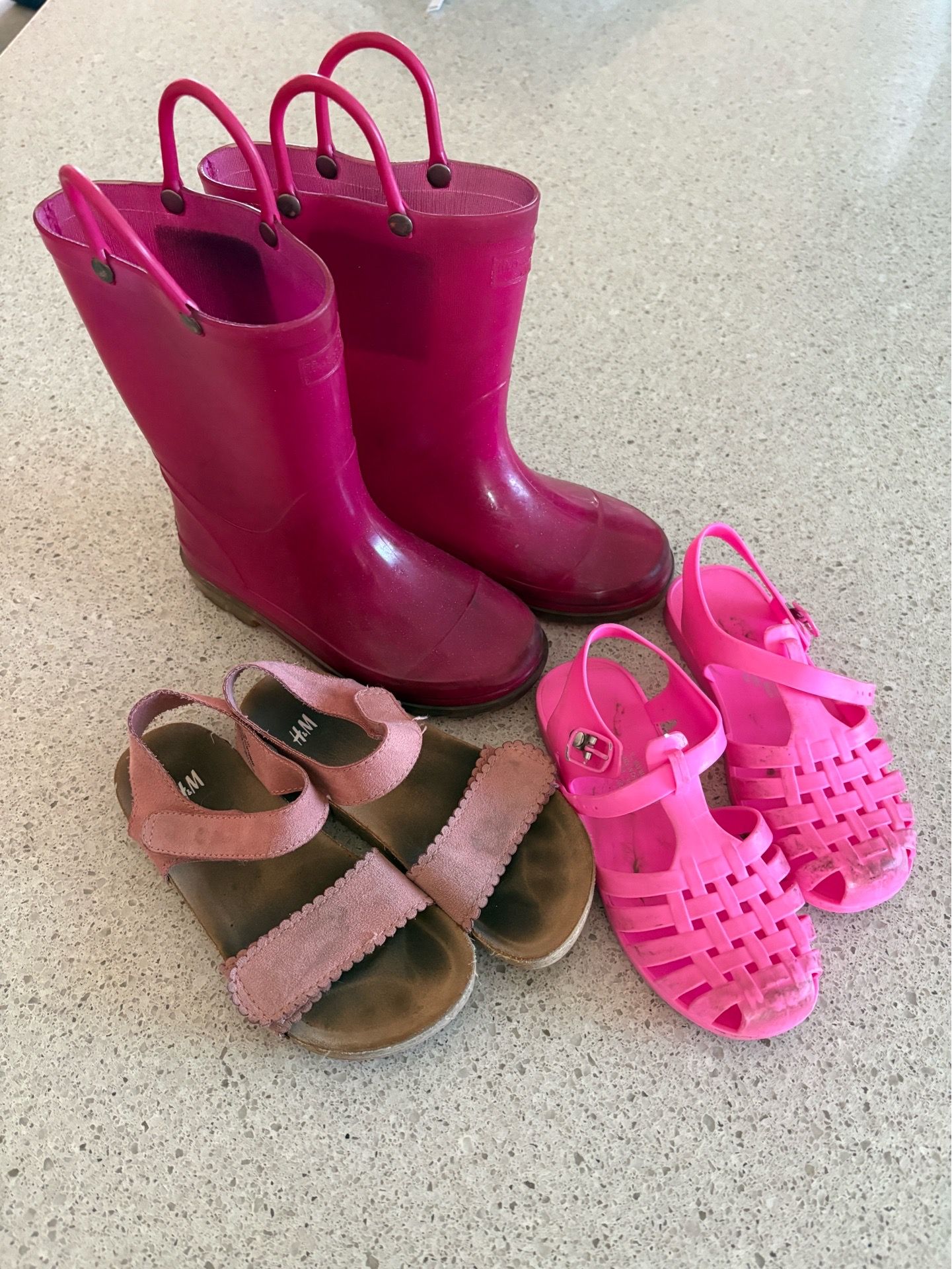 $6-All Girls Shoes Size 12