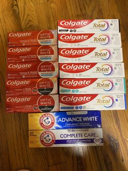 Colgate toothpaste $3 each