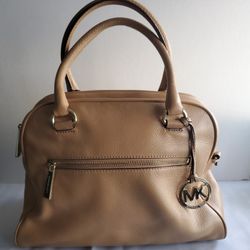 Michael Kors Pebble Leather Satchel 