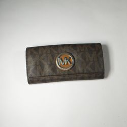 MICHAEL KORS Long Wallet BRW All-over Pattern Women's