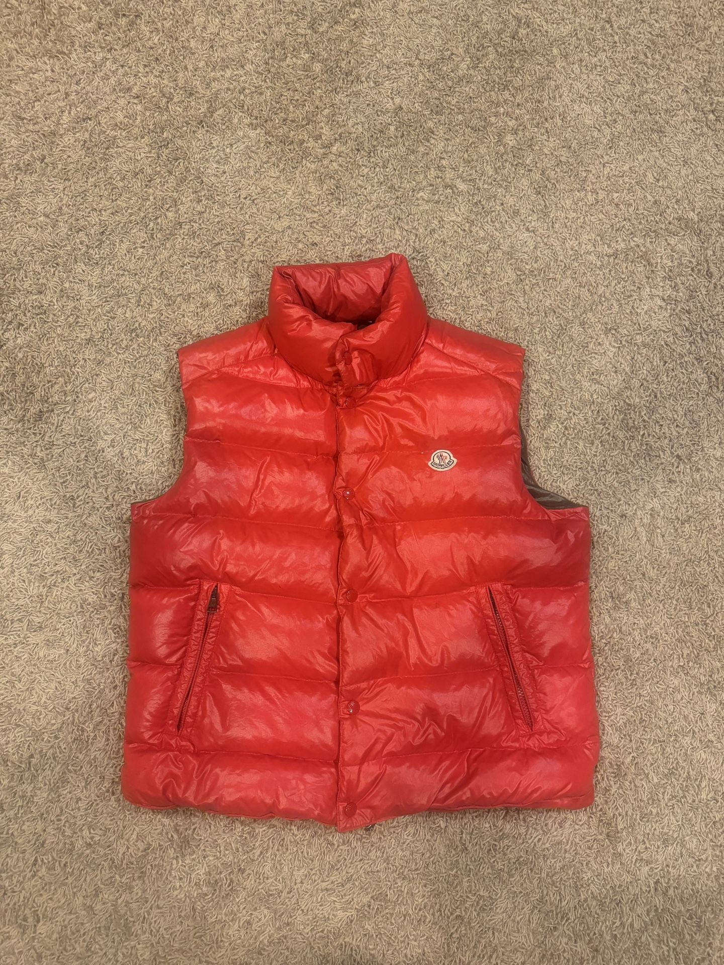 Moncler Nylon Down Puffer Vest Size 3 