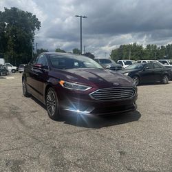 2018 BURGUNDY FORD FUSION SE CLEAN INTERIOR ᒪOᗯ ᗰIᒪEᔕ Gᗩᔕ ᔕᗩᐯEᖇ GREAT CONDITION