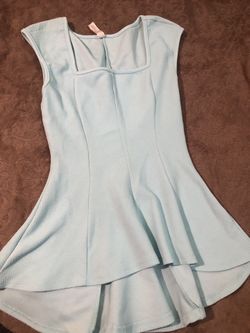 Blusa Color Azul Pastel