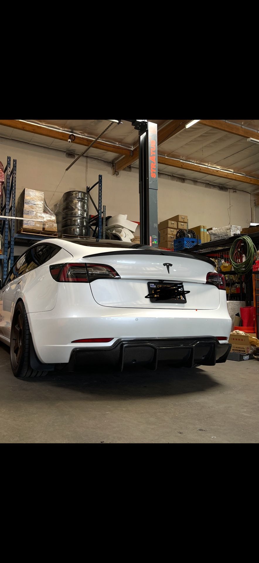 Tesla Model 3 Carbon Fiber Diffuser