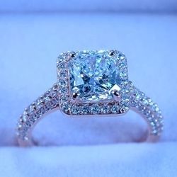 Gorgeous 2.62ct Diamond Ring – 2.00ct Center – IGI Certified – F/VS1 – 14k Gold – Brand New