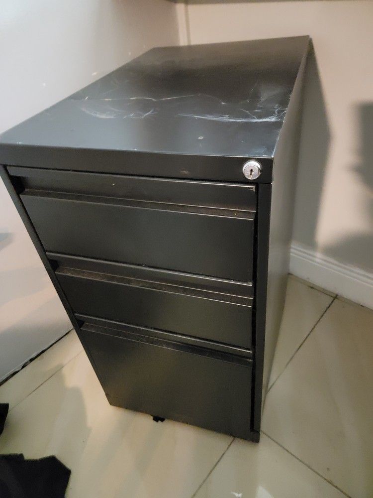 Black Filling Cabinet