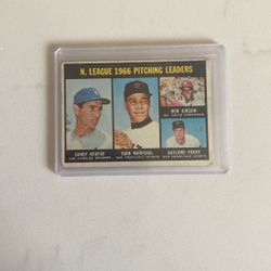 1967 Topps National League pitching leaders