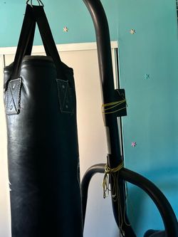 Punching bag and punching bag stand