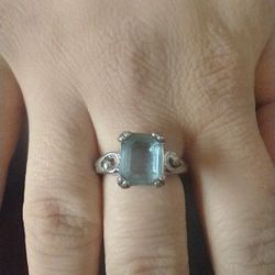 Vintage Aquamarine Avon Ring