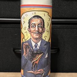 Salvador Dali Secular Saint Candle