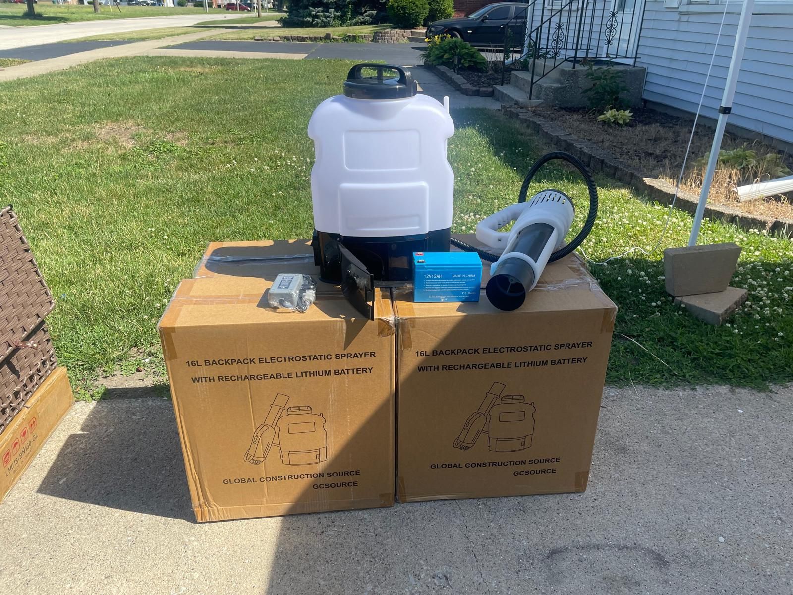 Backpack Electrostatic Sprayer 