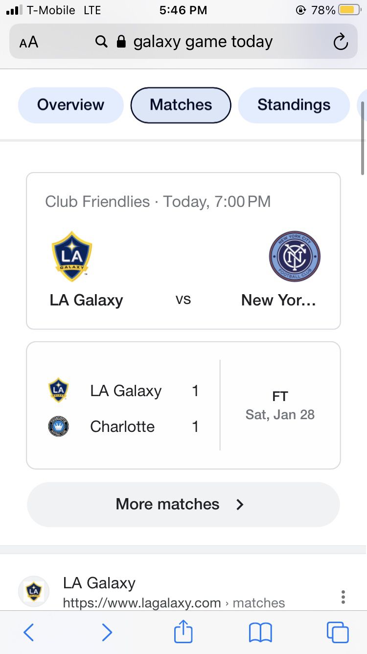 Galaxy Tickets (2) For Tonight $50 For Both 