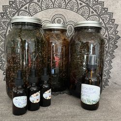 Organic Herbal Tinctures & Magnesium Spray - Root & Sol Apothecary (Handmade Small Batch)