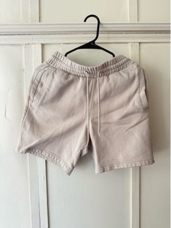 H&M Beige Fleece Shorts