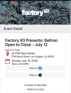Sunday - Beltran - Los Angeles