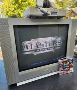 Sanyo CRT 20 in TV and Sony PlayStation 1 Bundle with Star Wars Game