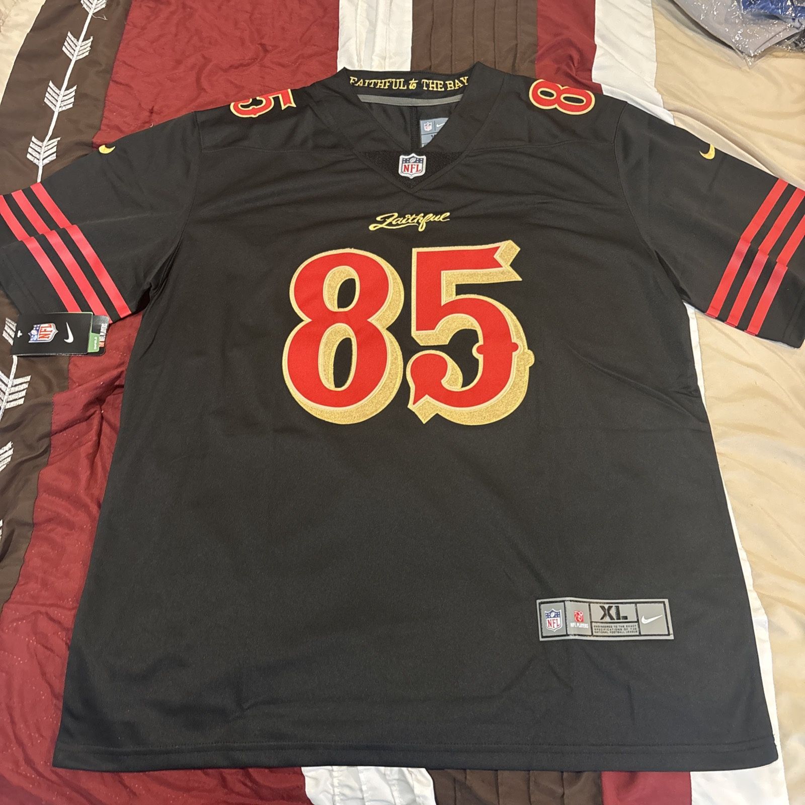 NFL San Francisco 49ers George Kittle #85 XL Jersey Rivalry Edition