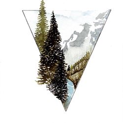 PNW Original Watercolor 9x12