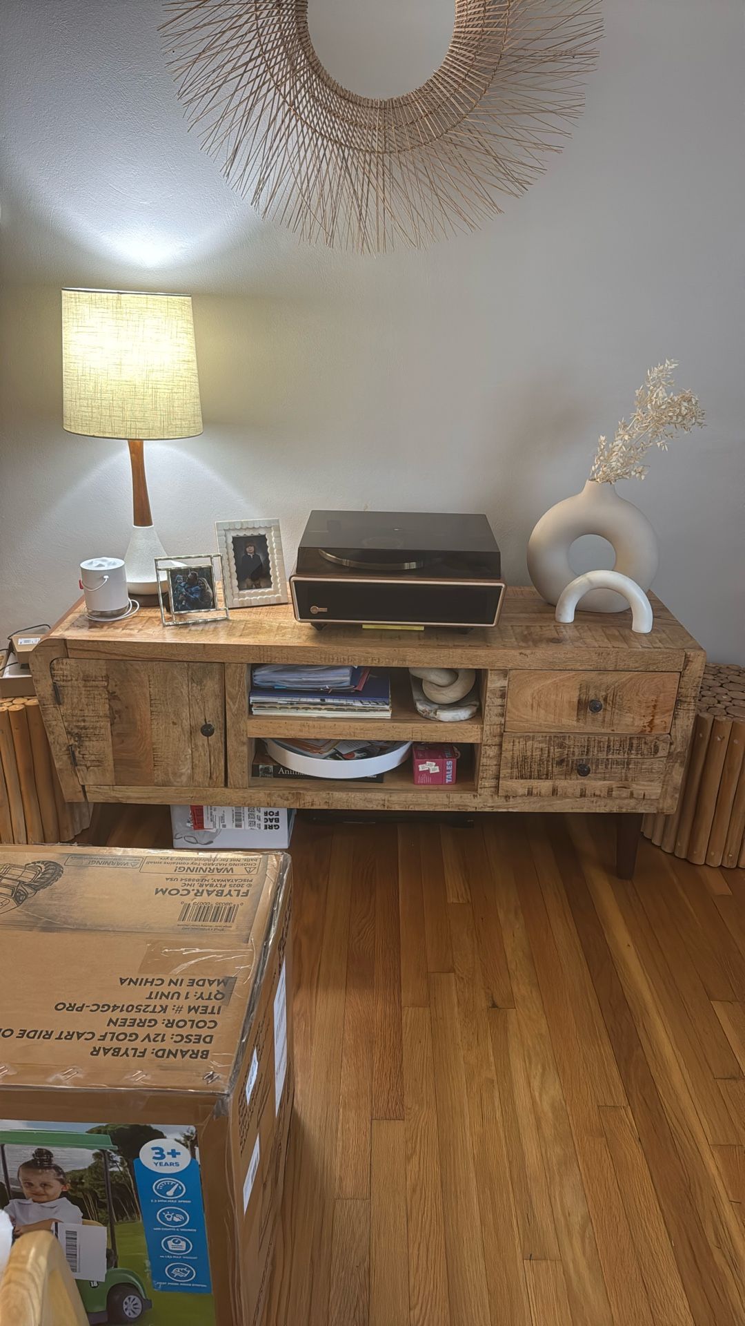 Solid Wood TV Console