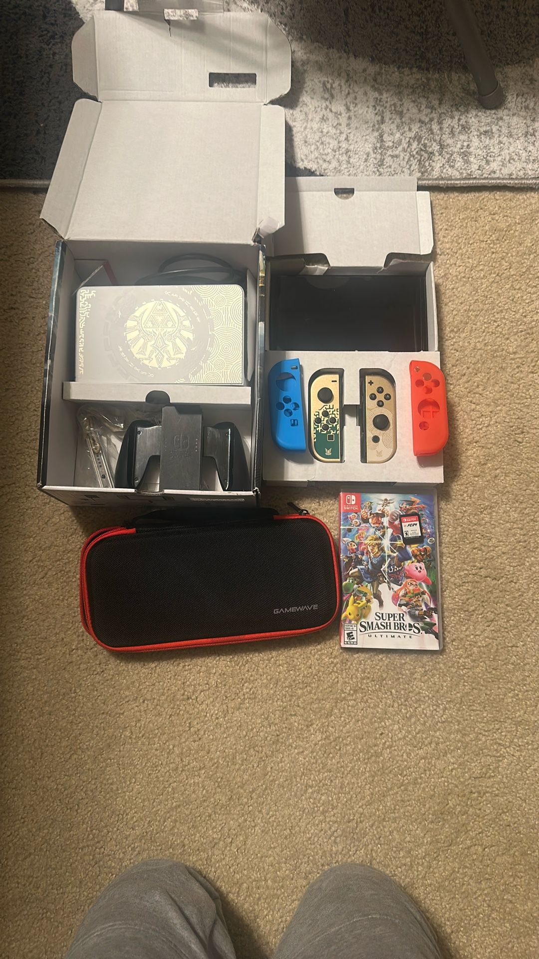 Nintendo Switch Limited Edition Zelda Version Very Rare