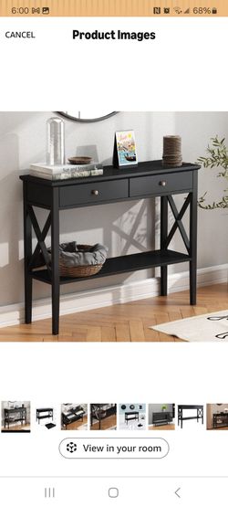 Entryway table beautiful New in box pick up in pomona $55