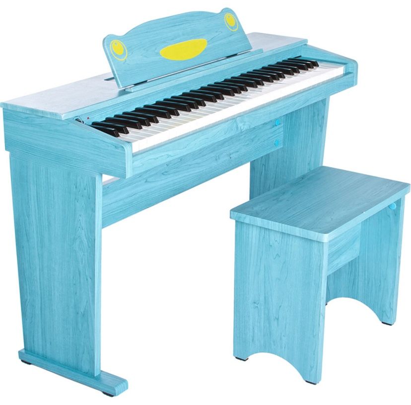 Artesia FUN-1 61-Key Children's Digital Piano Bundle (Blue)