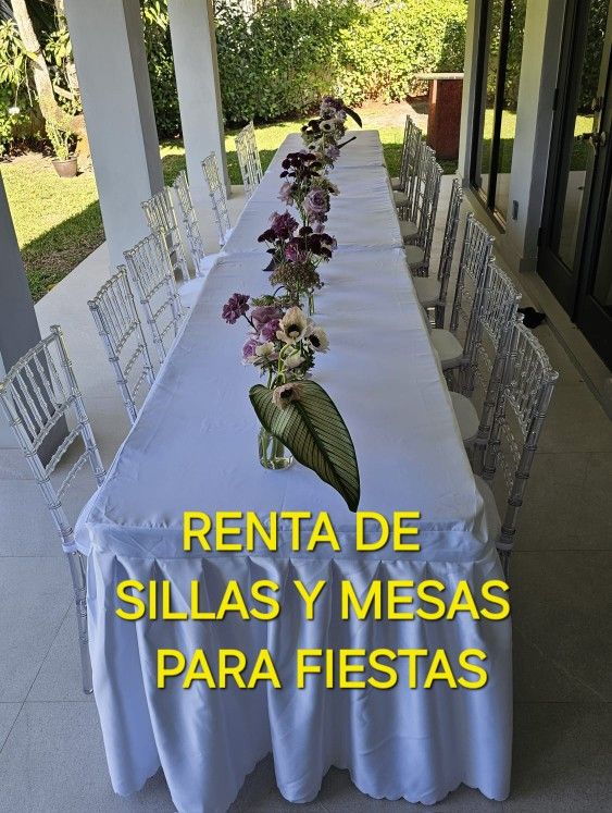 Mesas Y Sillas