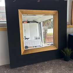 Huge Gold N Black Mirror 