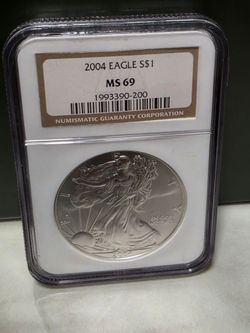 MS69 2004 Silver Eagle
