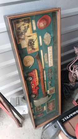 Firefighter shadow box