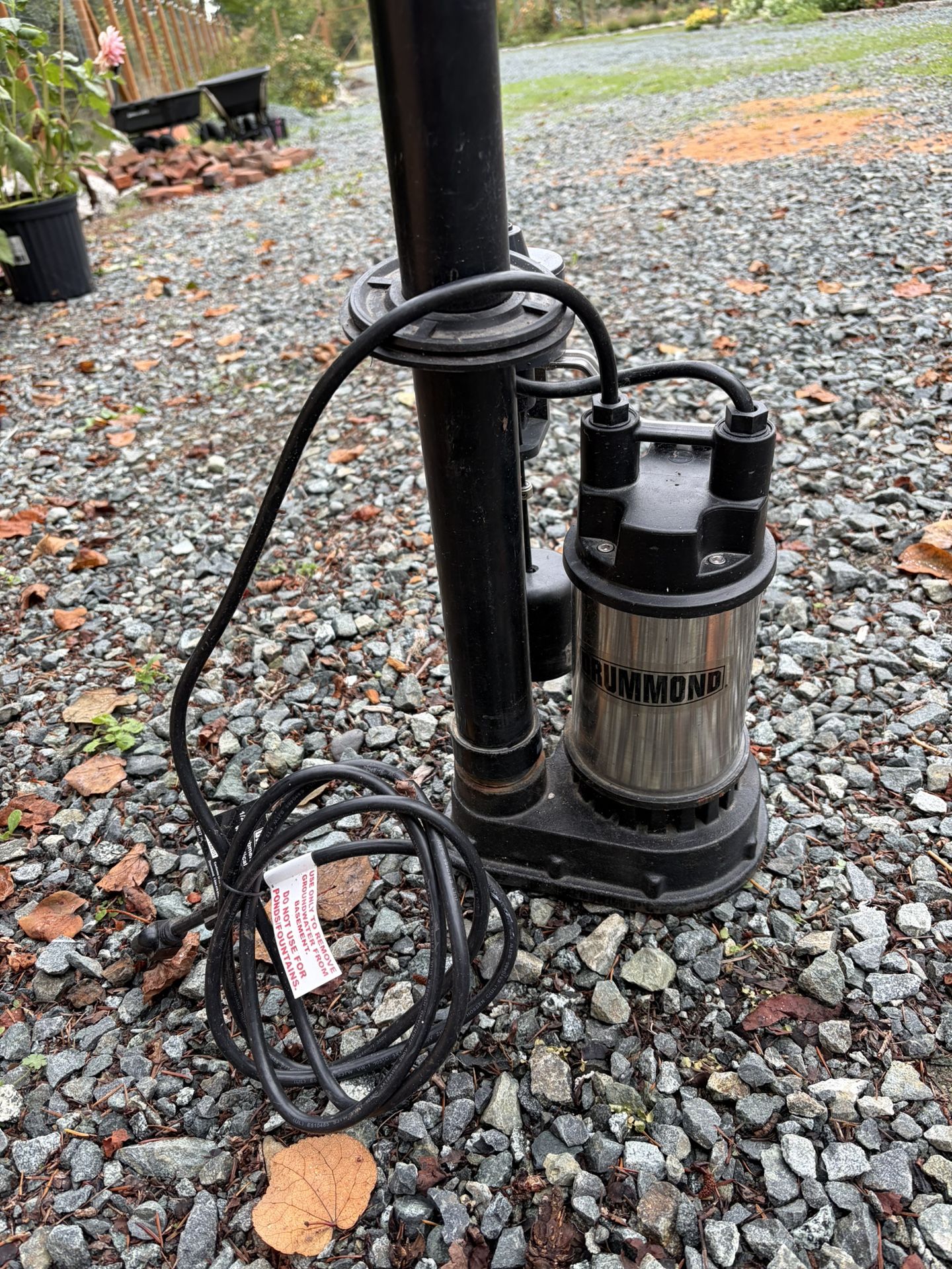 Drummond Submersible Sump Pump