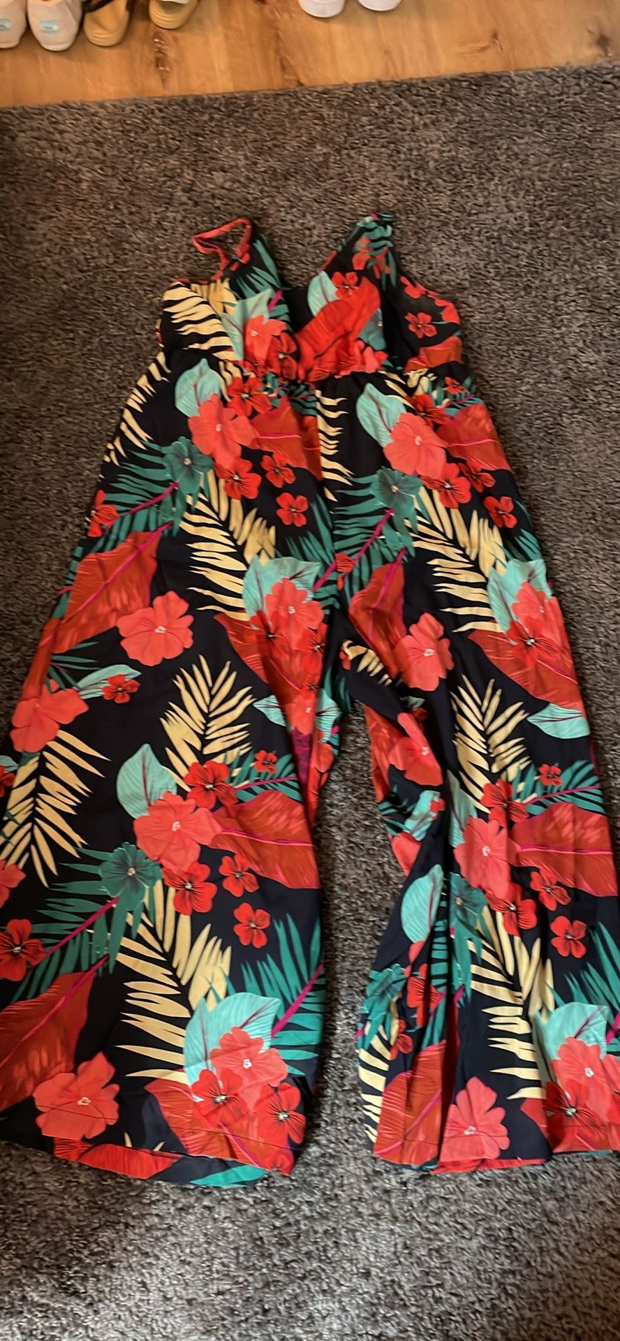 Floral sundress/romper/jumper