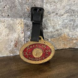 Vintage American Old Line Insurance Watch Fob