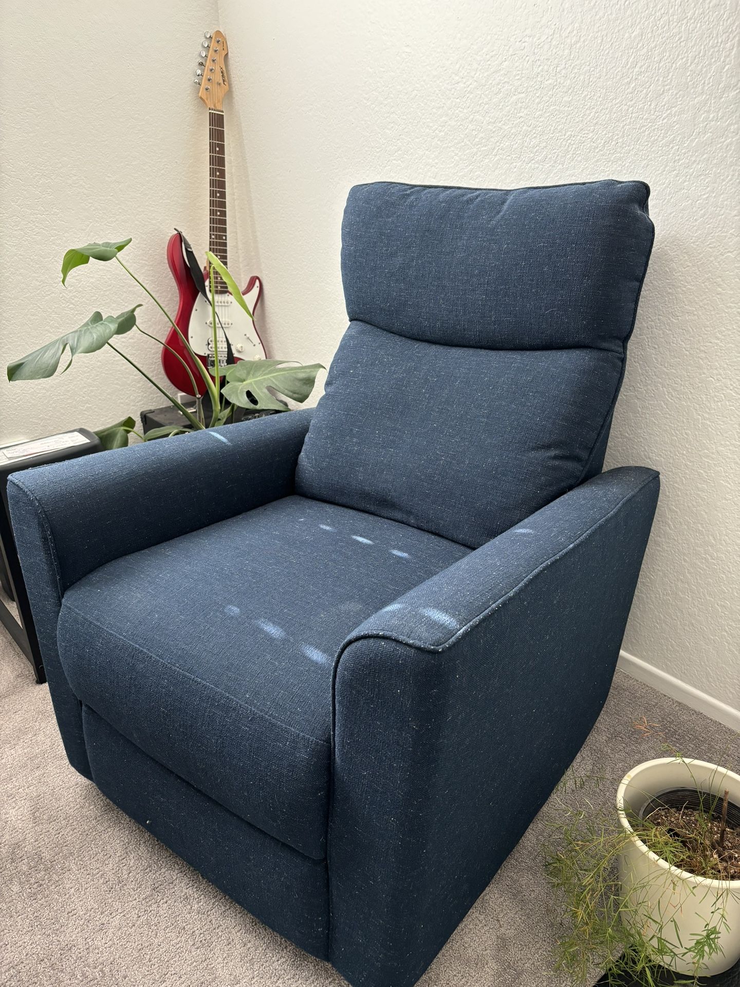 Upholstered Swivel Rocking Chair