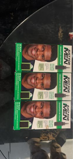 Just For Men Shampoo-In Color Jet Black x3